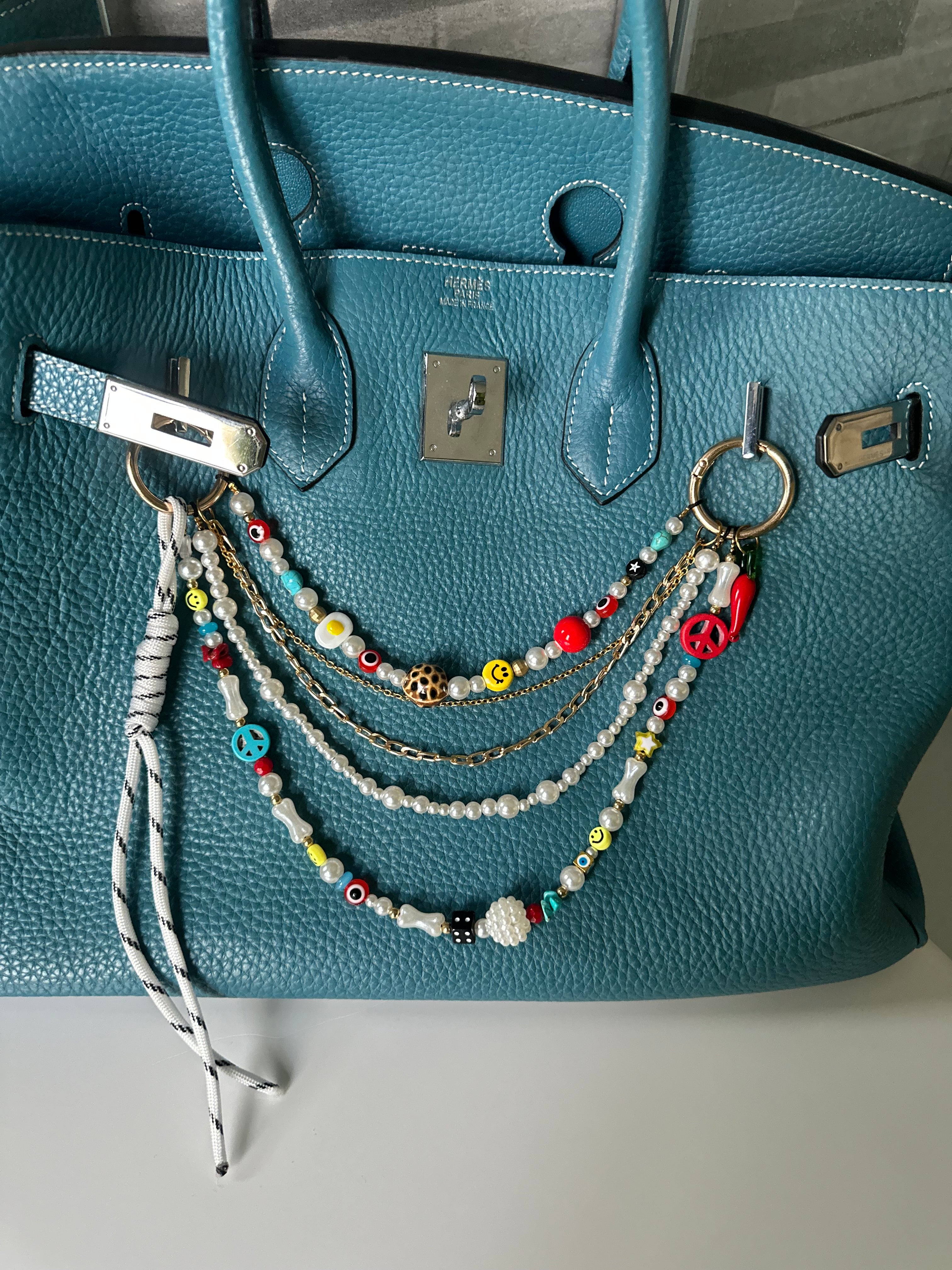 Luxe loop bag charm