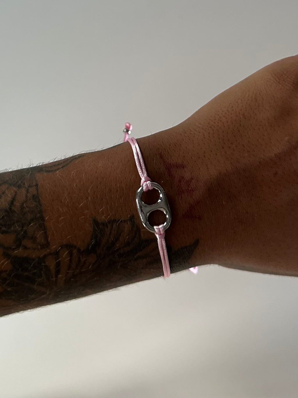 bubble adjustable bracelet (silver)