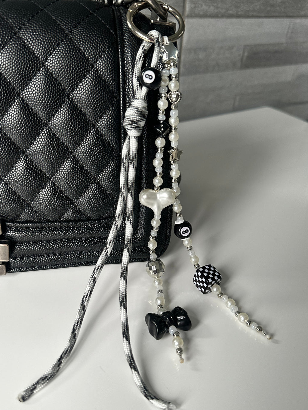 Angel (XL silver) bag charm