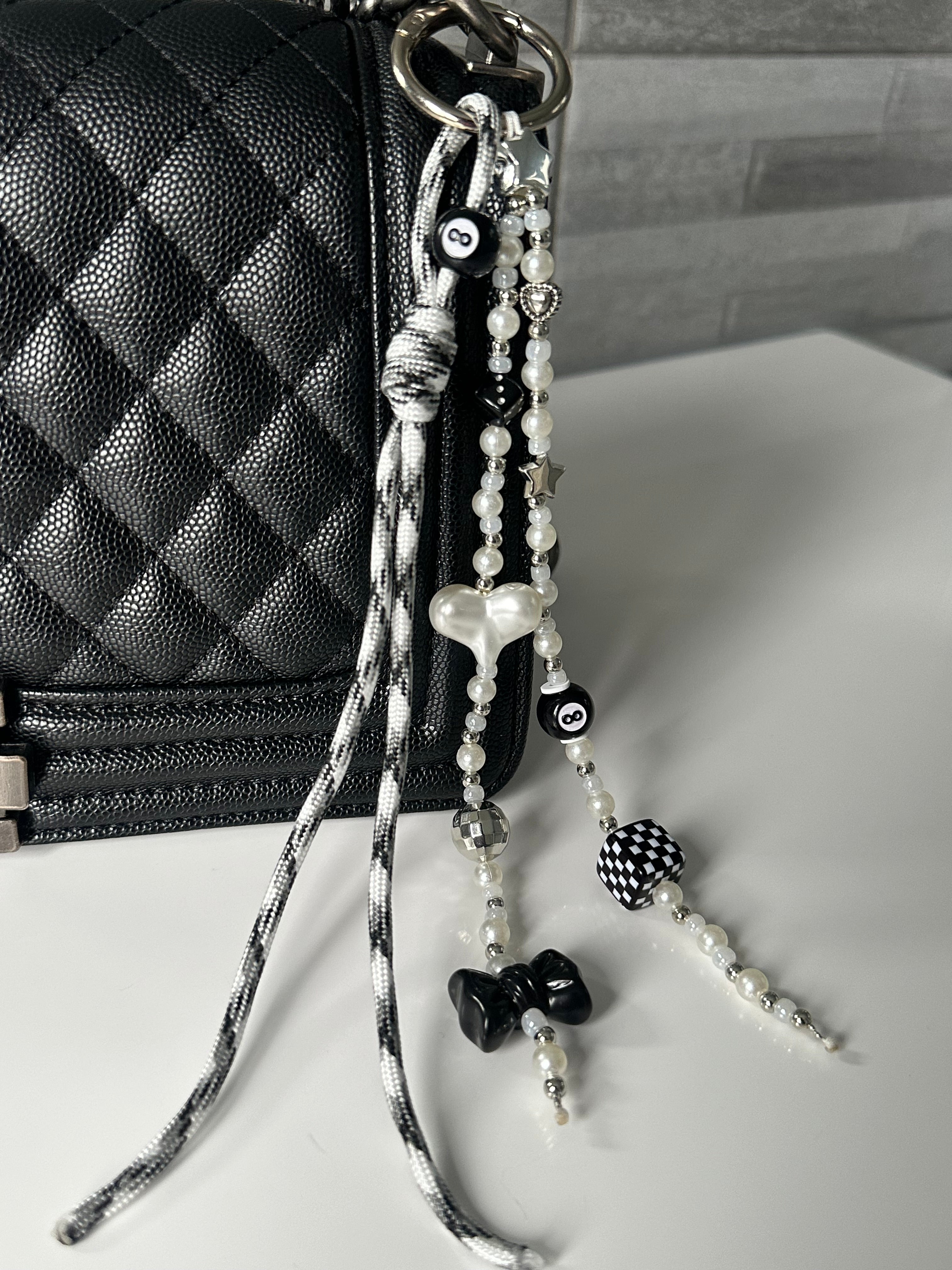 Angel (XL silver) bag charm