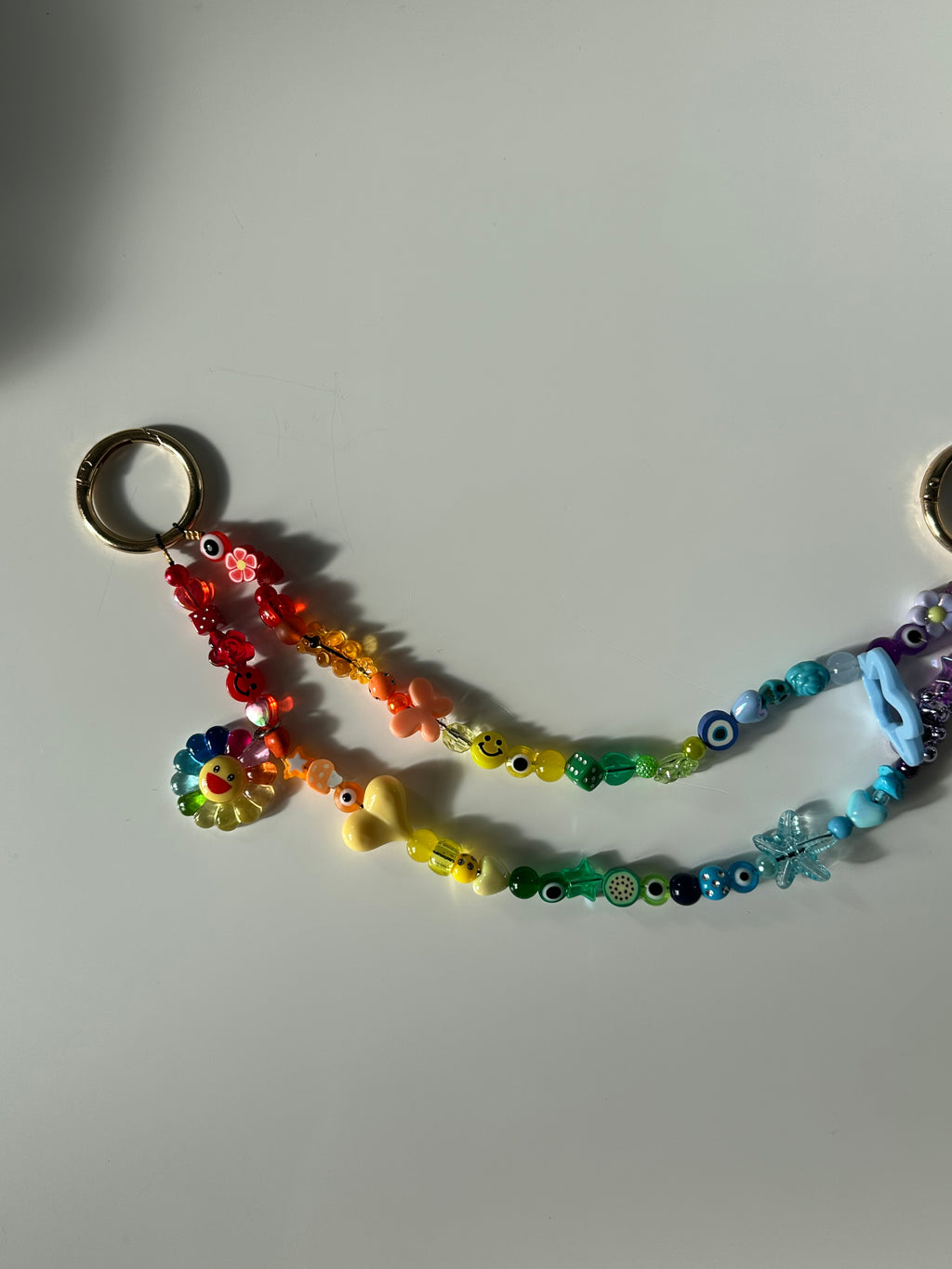 Iris bag charm