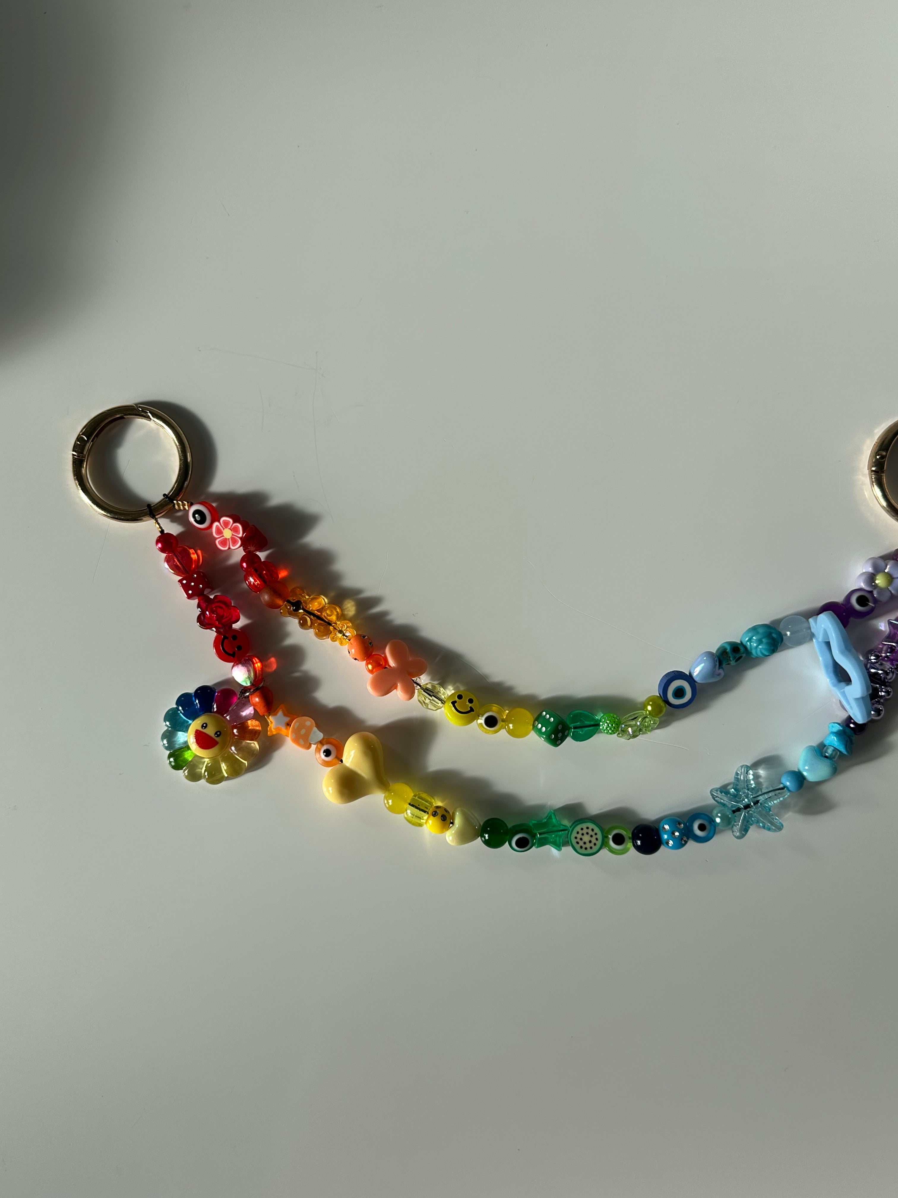 Iris bag charm