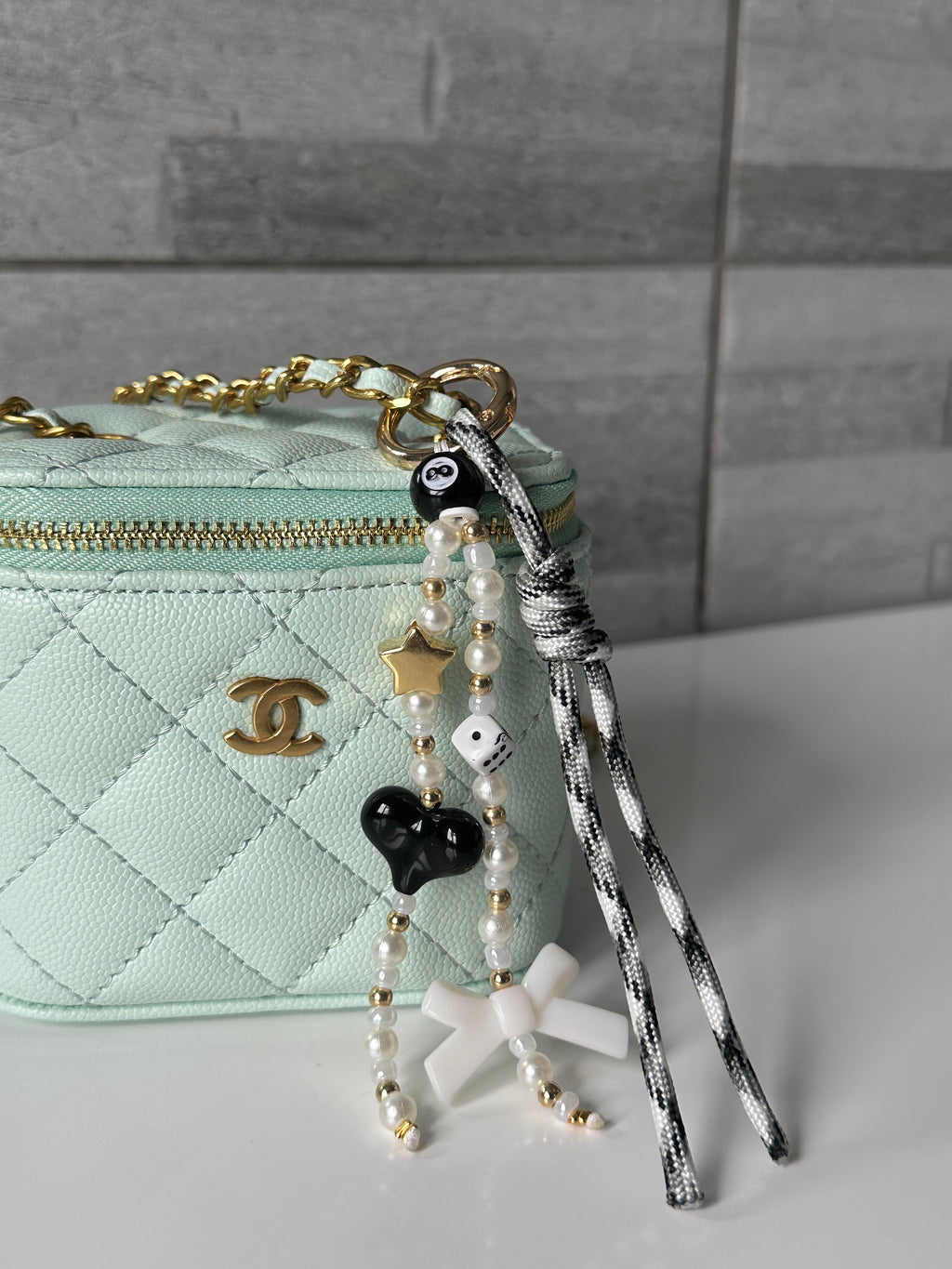 Angel (gold) bag charm