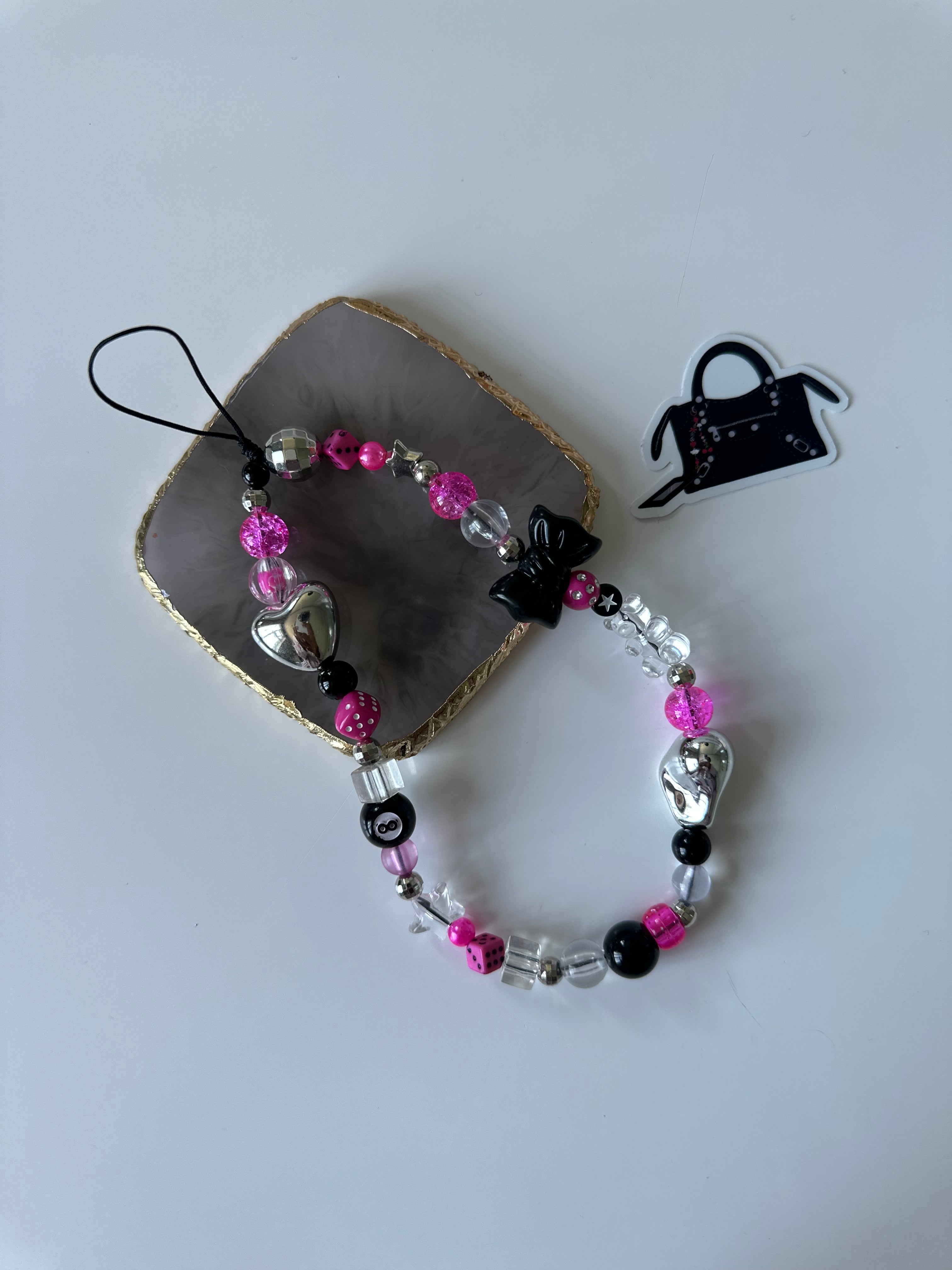 Rockstar phone charm