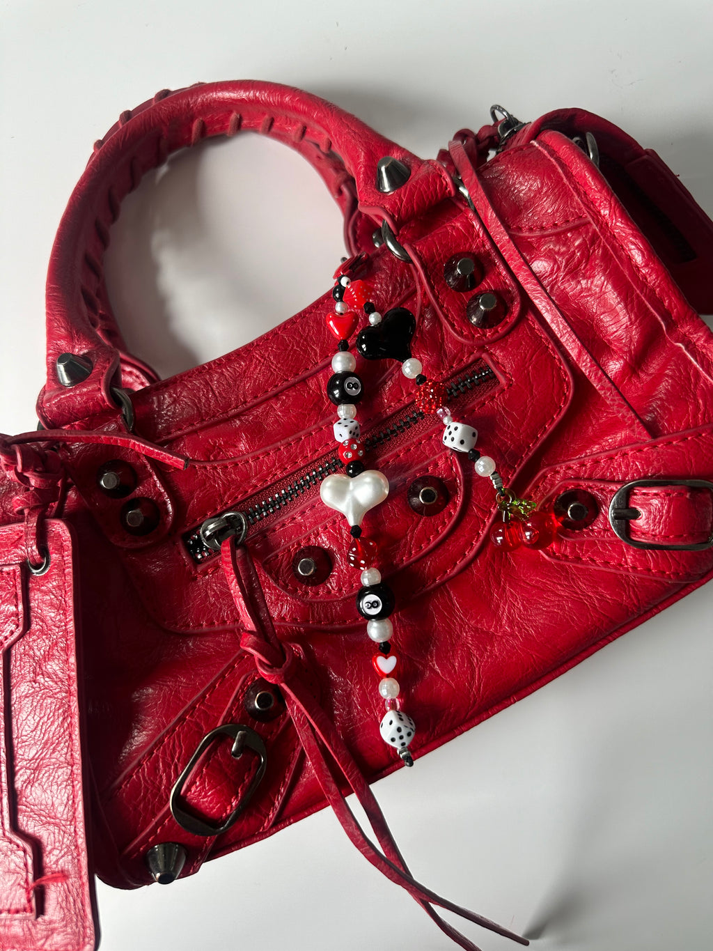 8 cherry’s bag charm