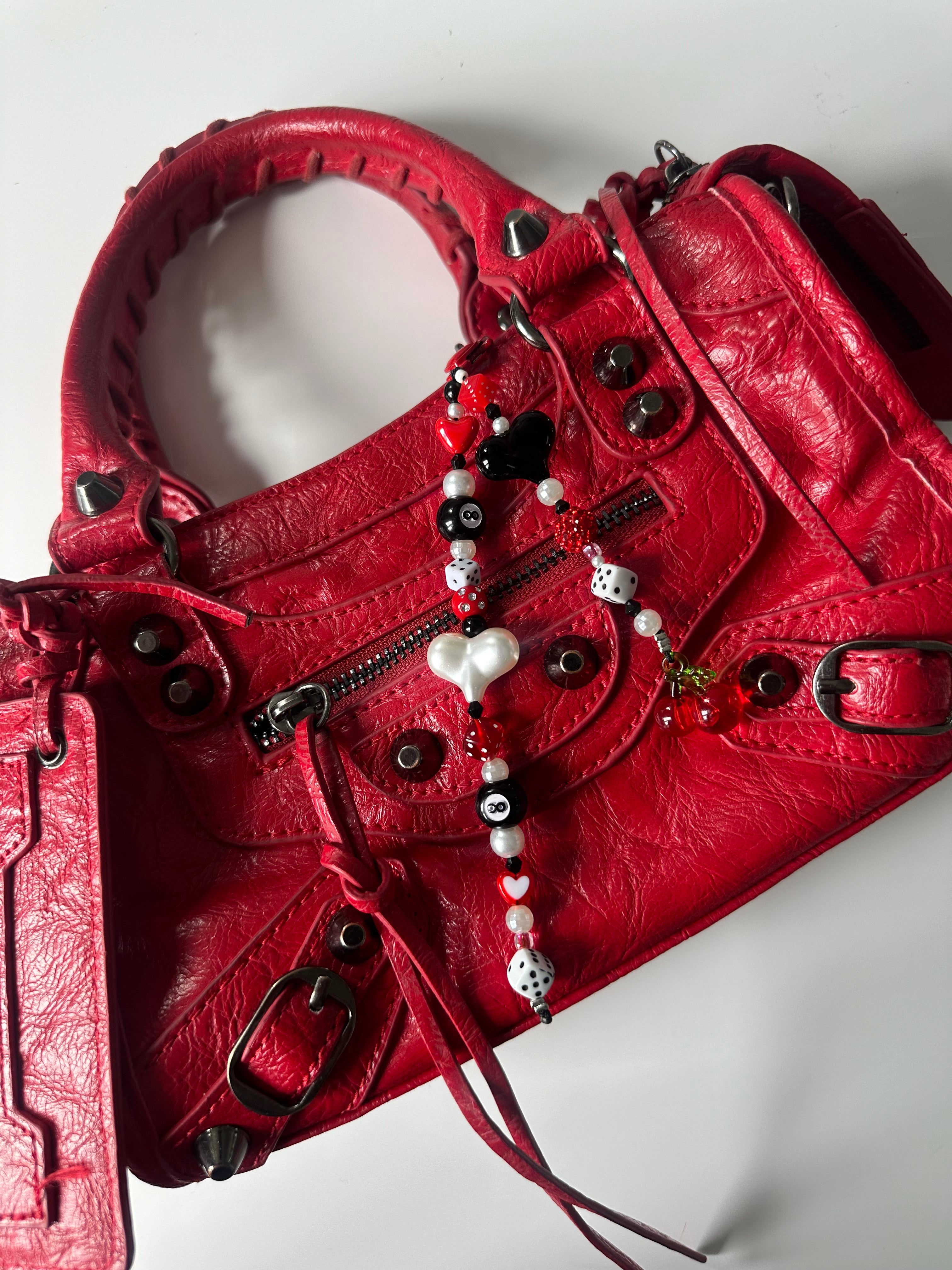 8 cherry’s bag charm