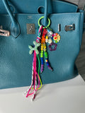 Abby bag charm (green dog)
