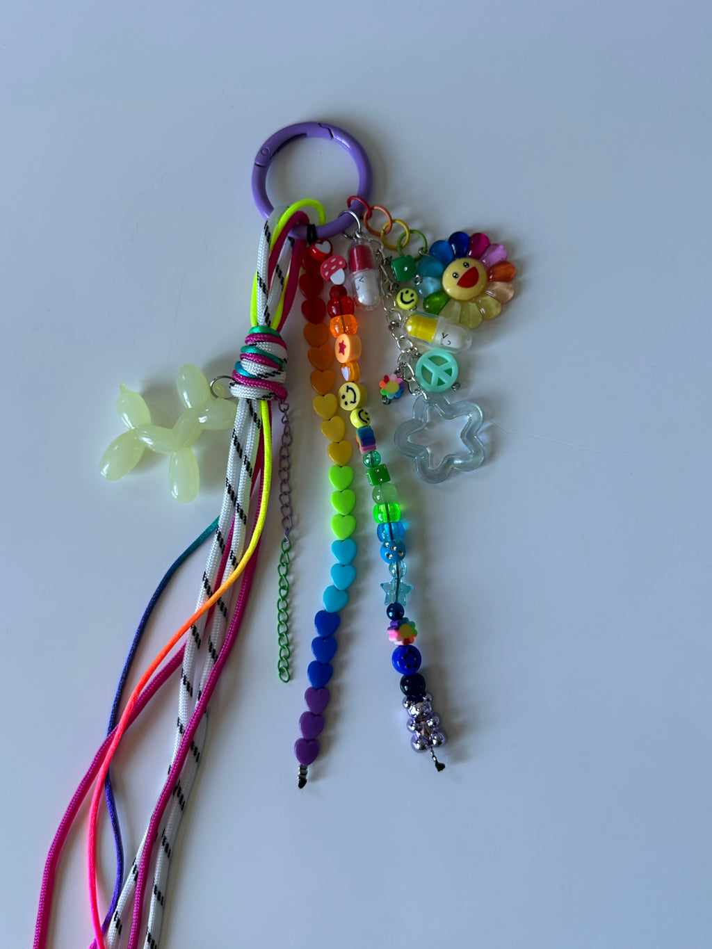 Abby bag charm (green dog)