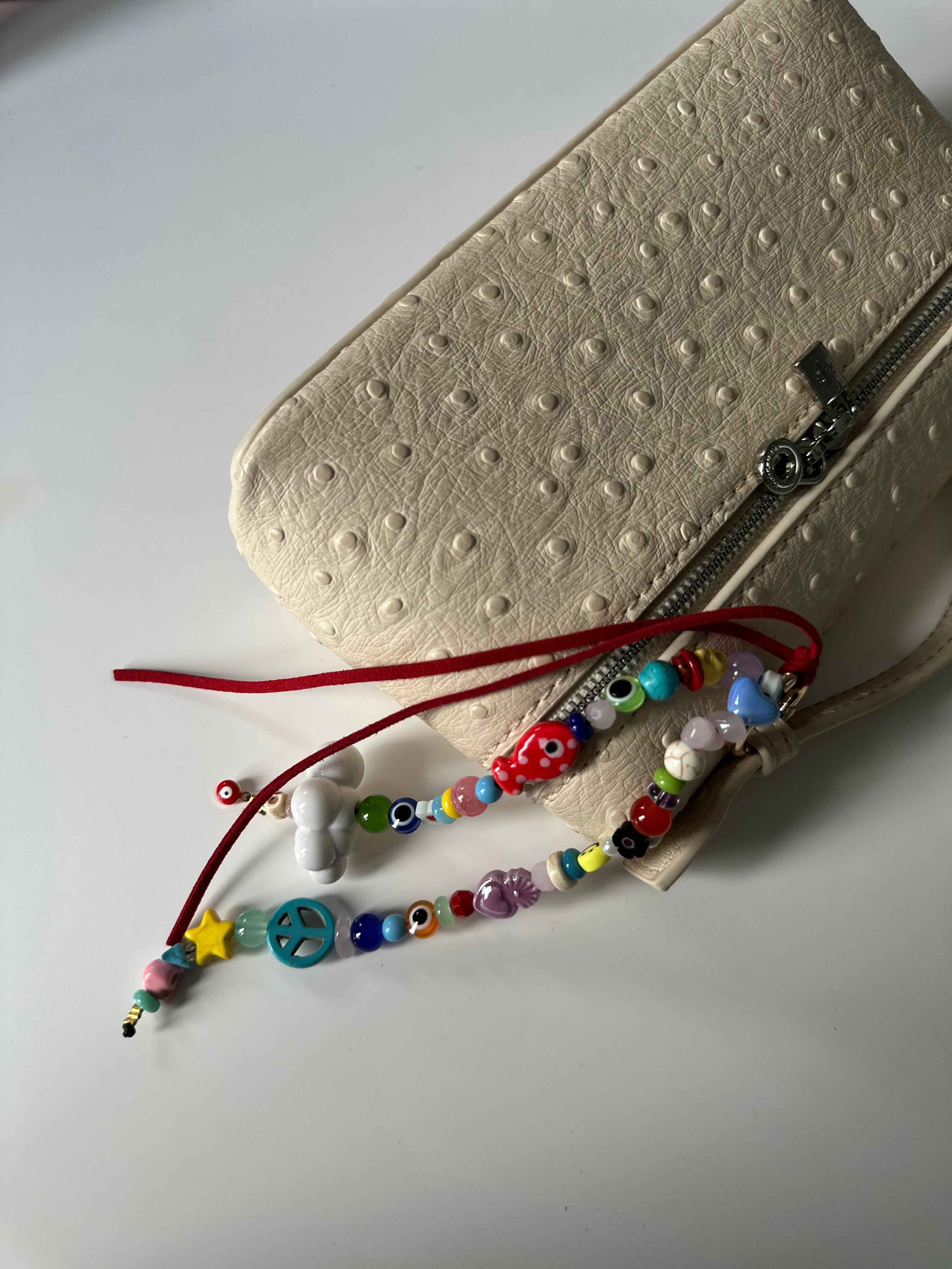 Rainbow bag charm