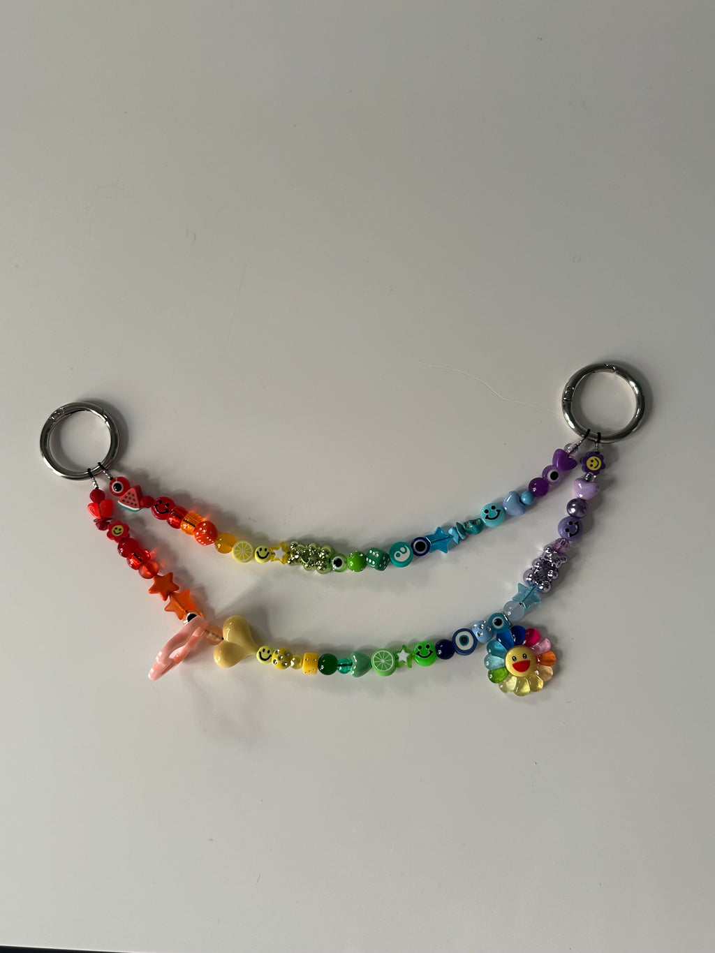 Iris bag charm