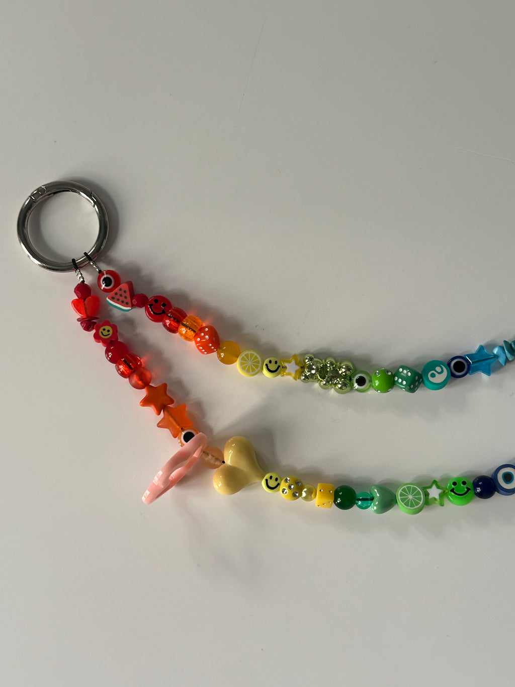Iris bag charm
