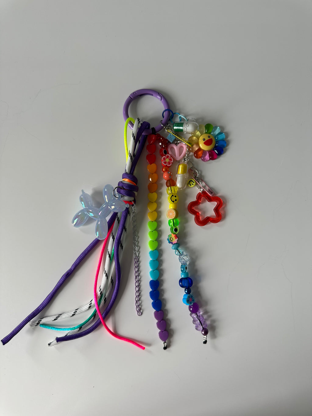 Abby bag charm (blue dog)