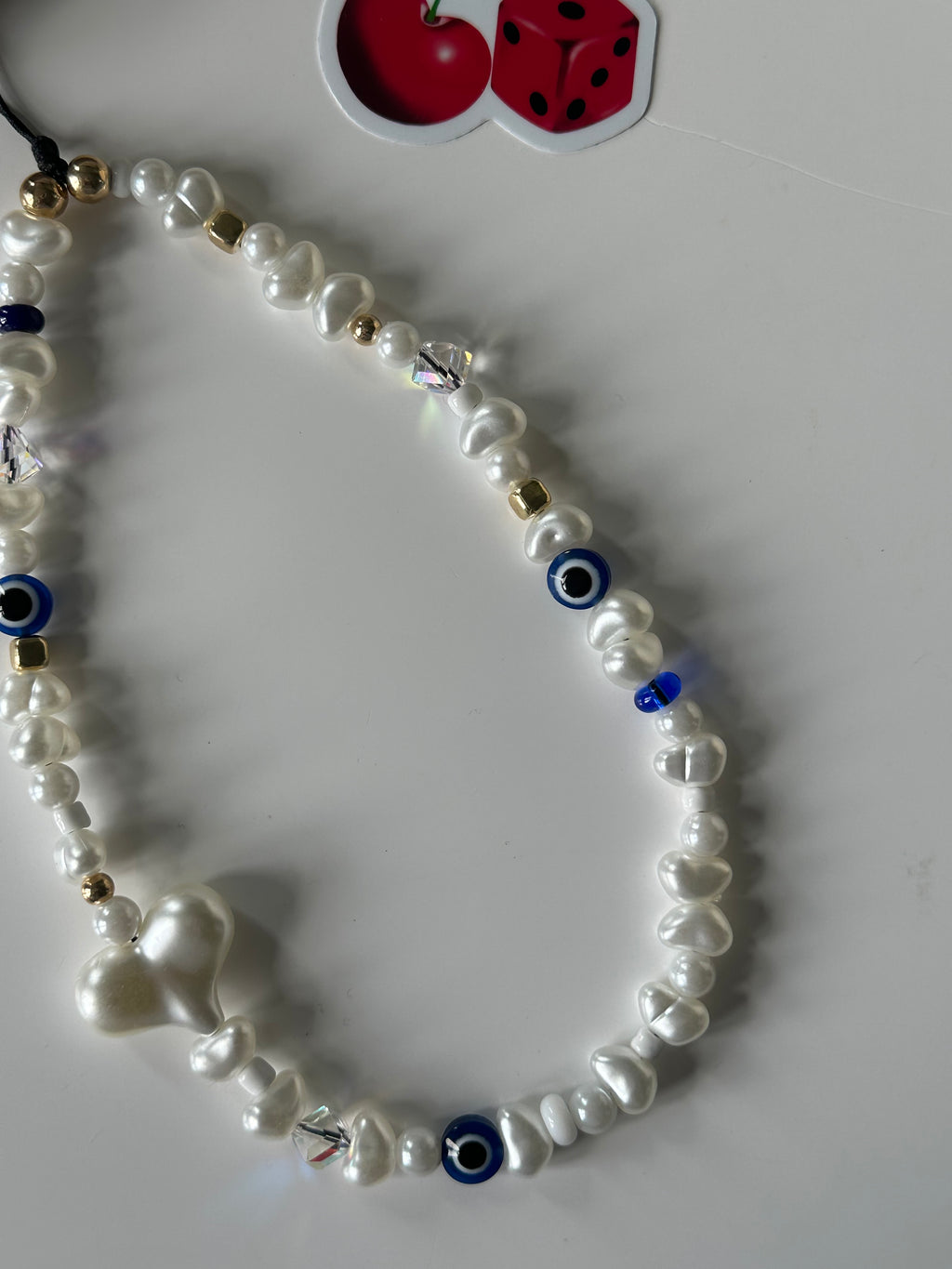 Royal Evil eye phone charm