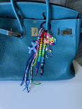 Abby bag charm (blue dog)