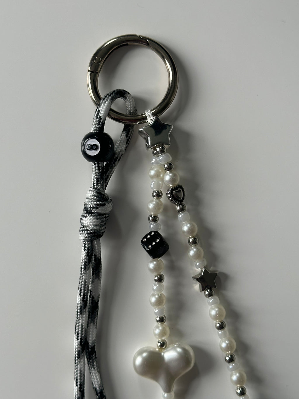 Angel (XL silver) bag charm