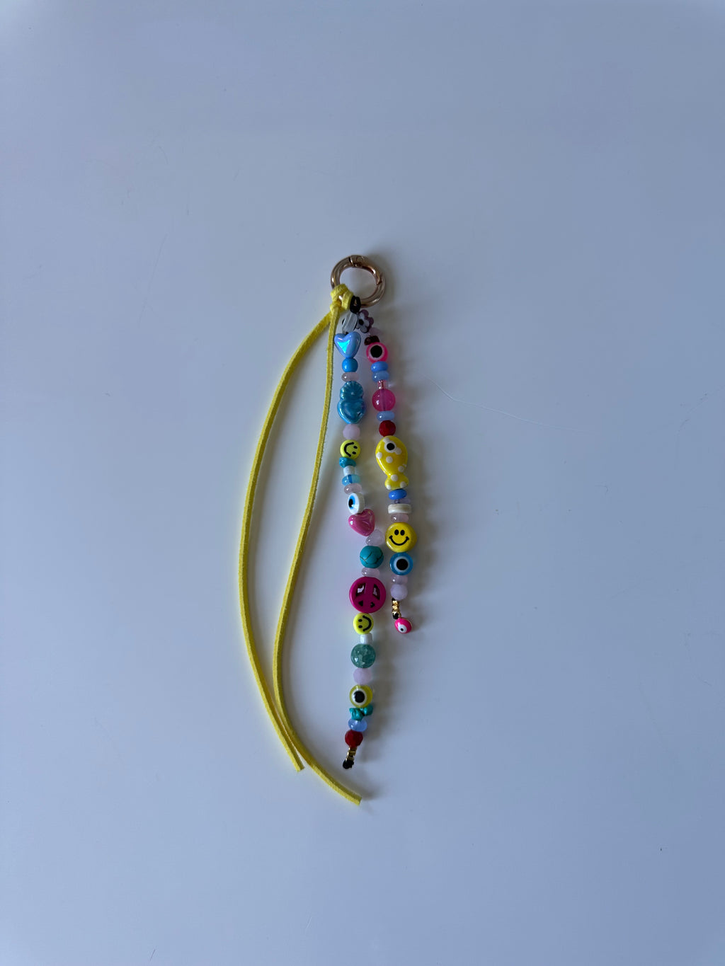 Paisley bag charm (yellow)