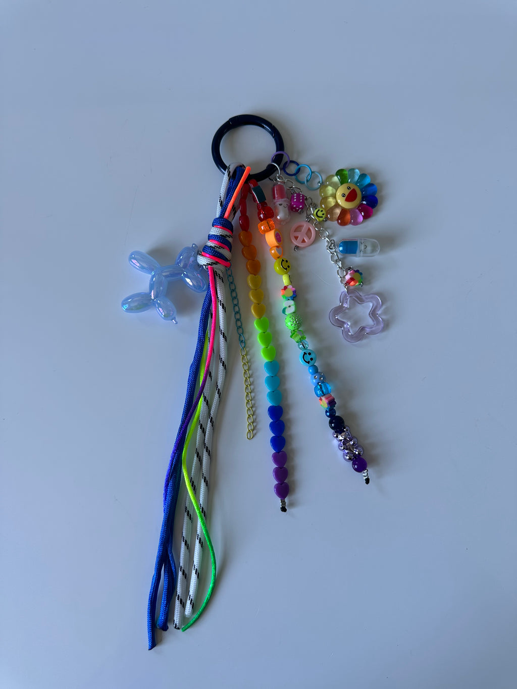 Abby bag charm (blue dog)