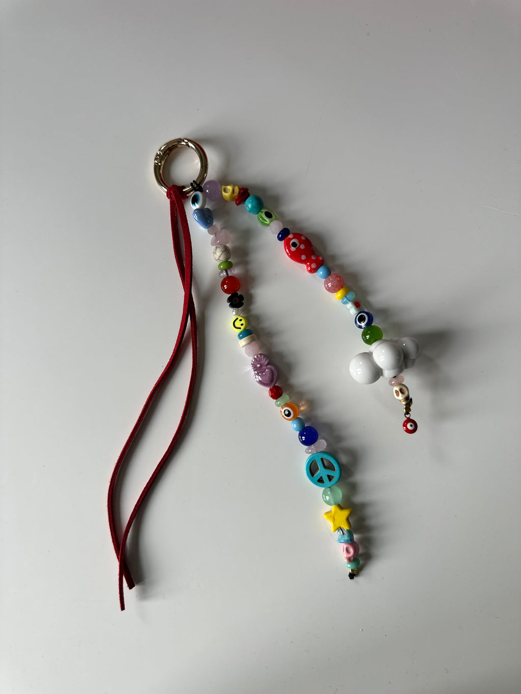 Rainbow bag charm