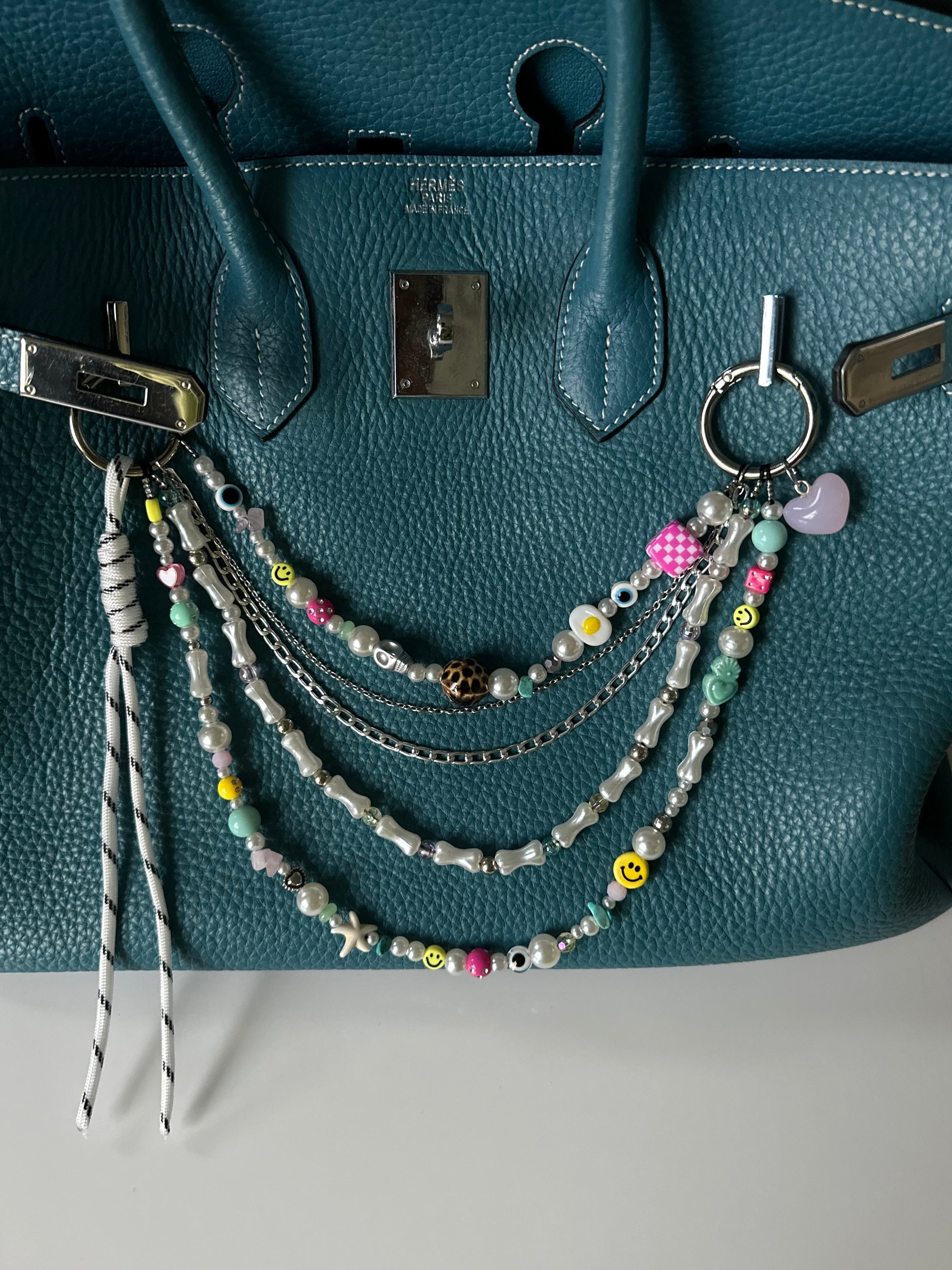 Luxe loop bag charm