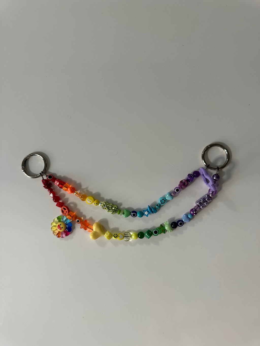 Iris bag charm
