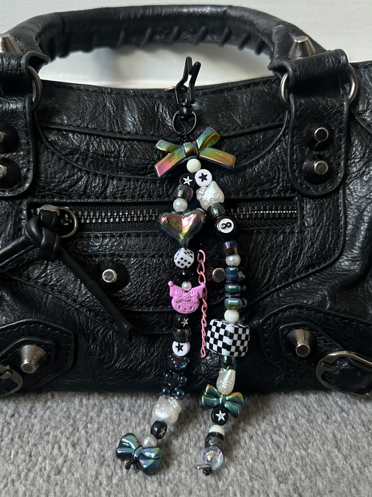 Kuromi bag charm