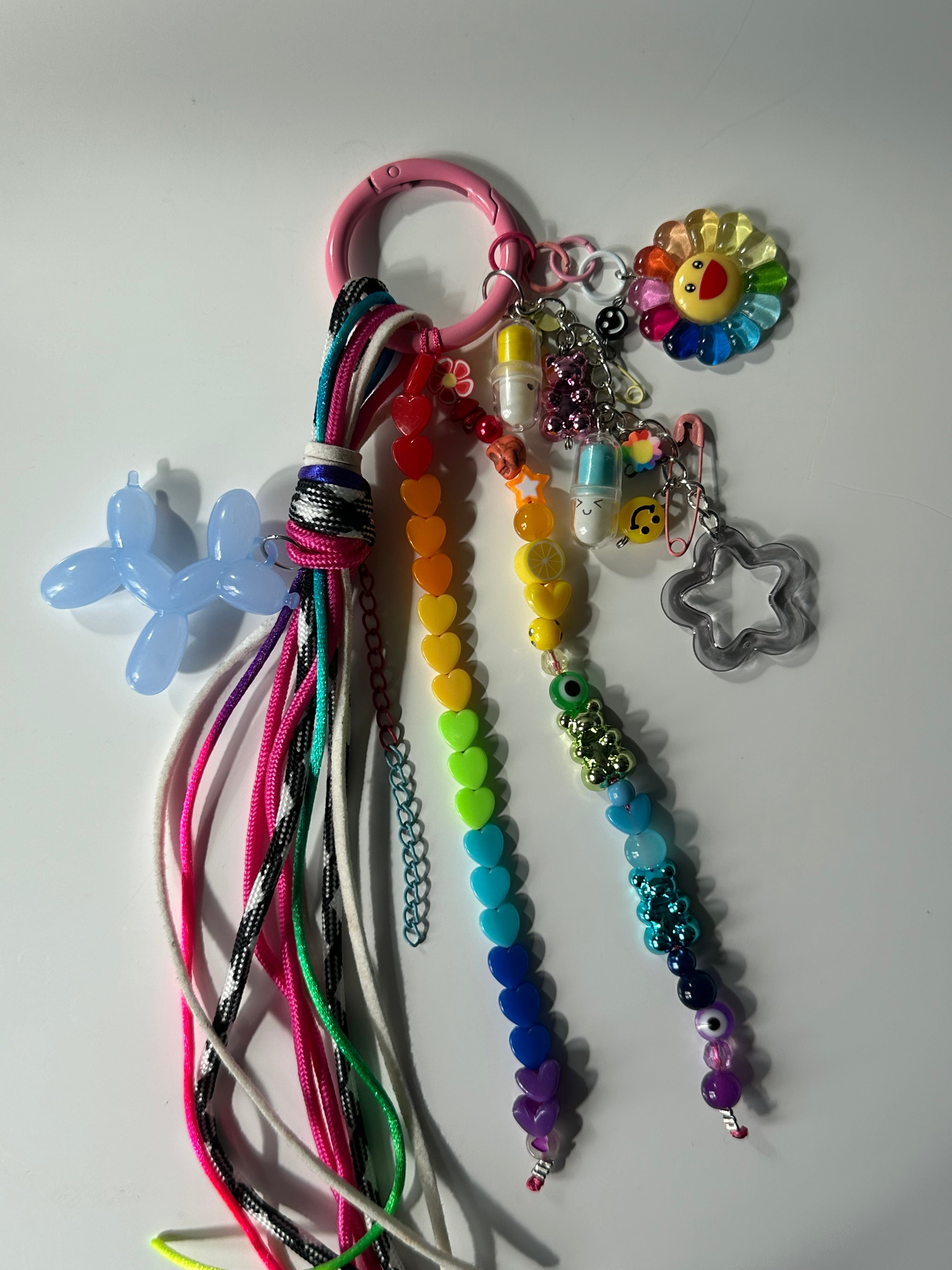 Abby bag charm (blue dog)