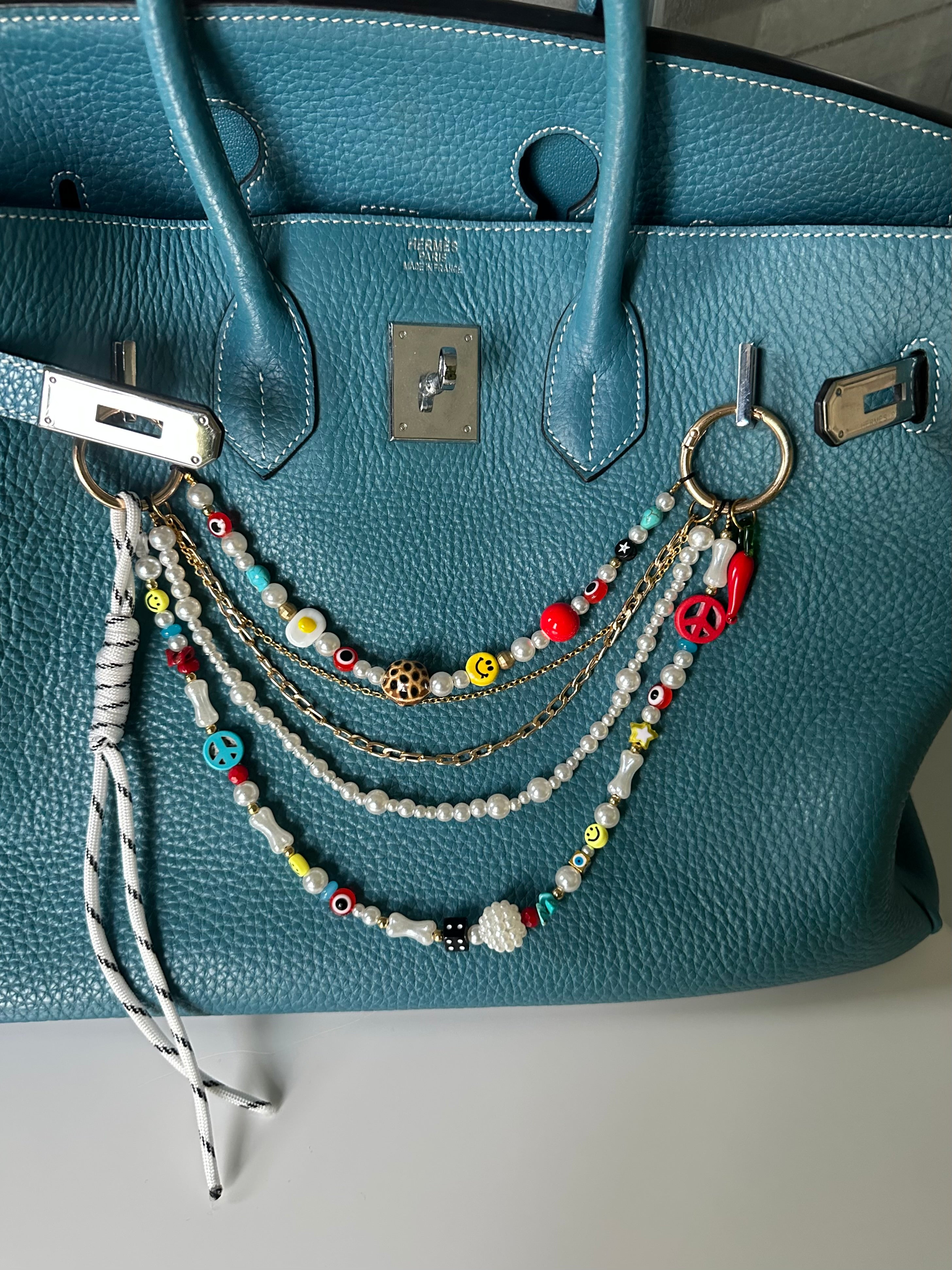 Luxe loop bag charm