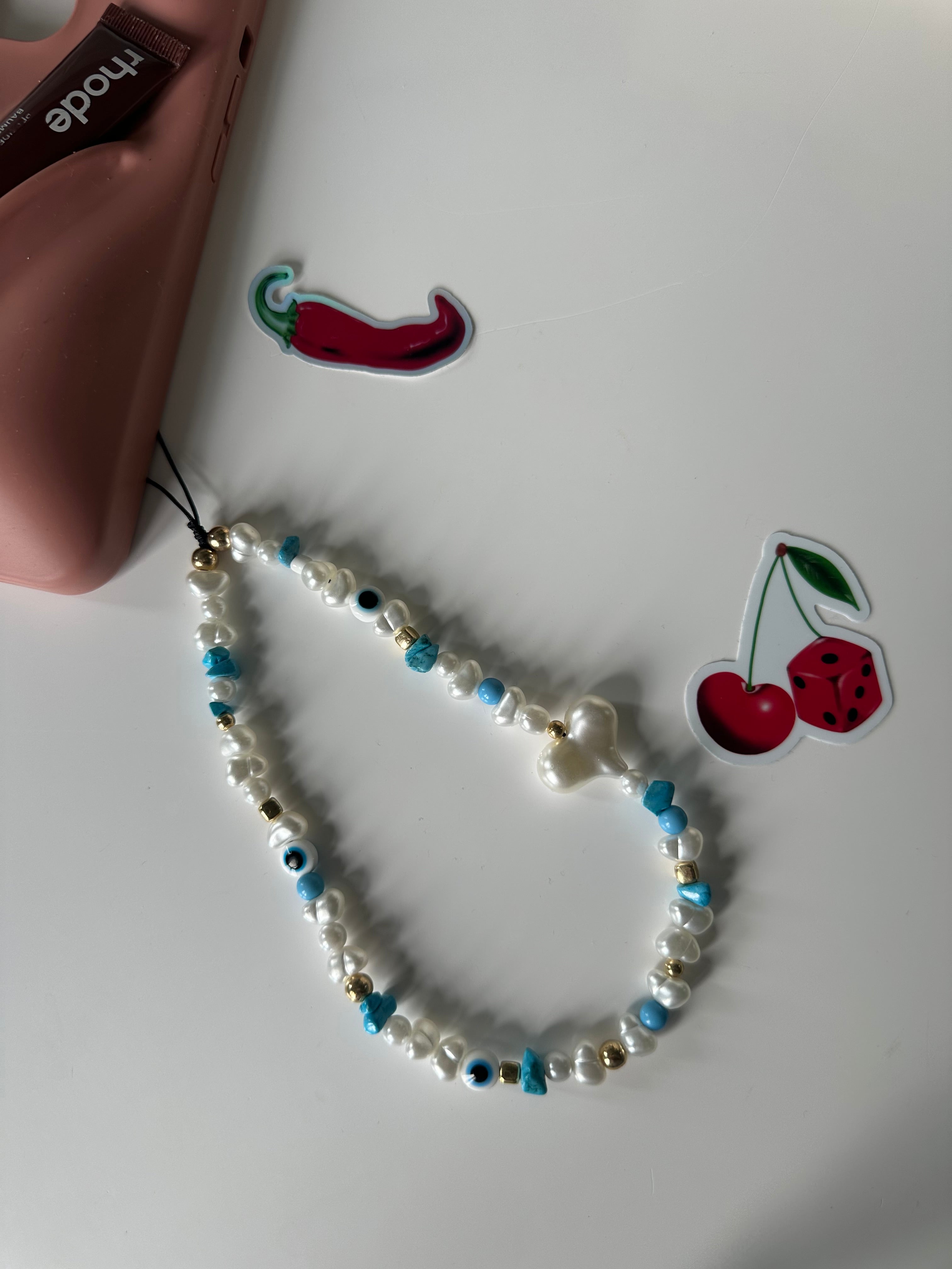 Evil eye phone charm