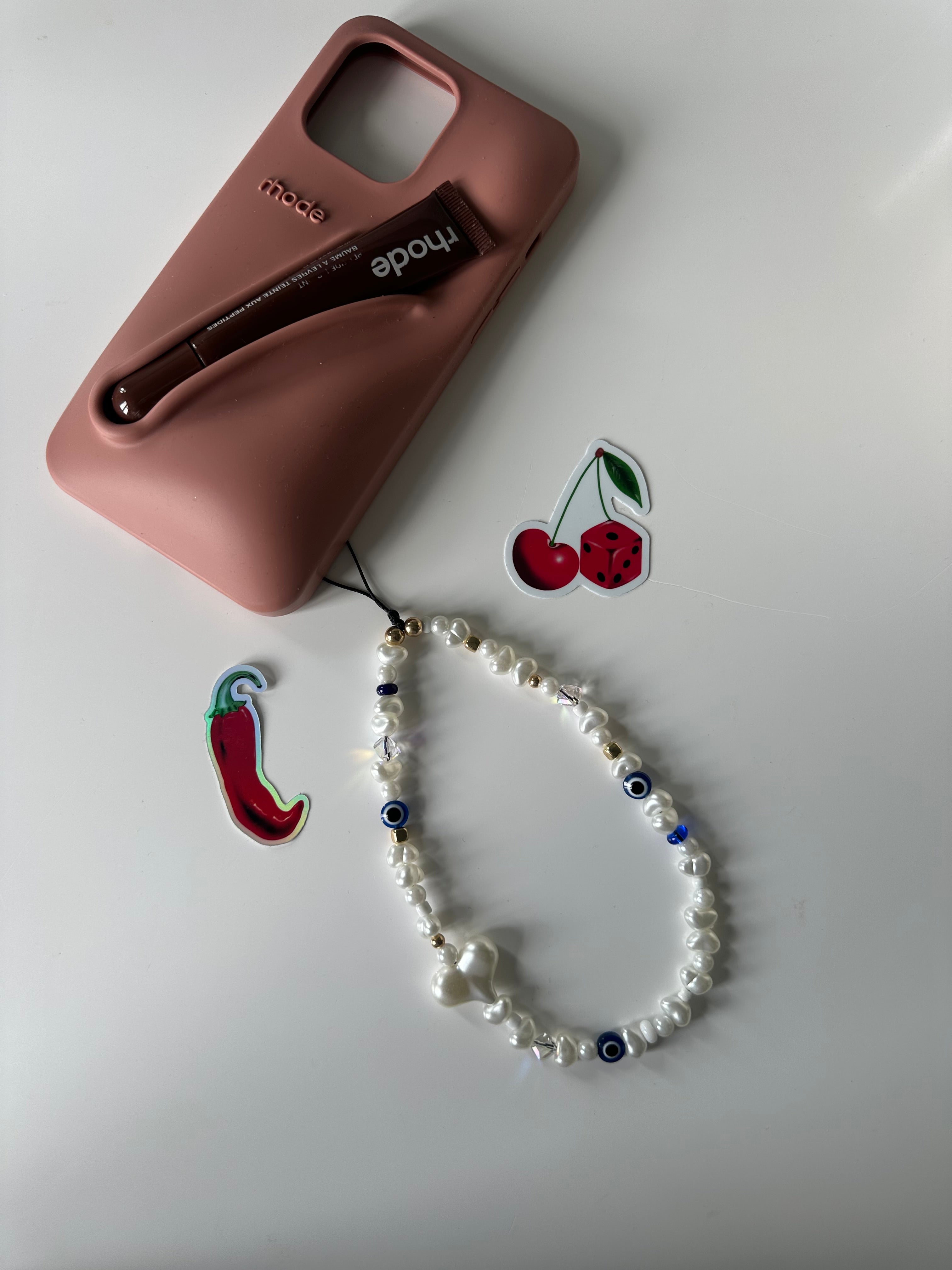 Royal Evil eye phone charm