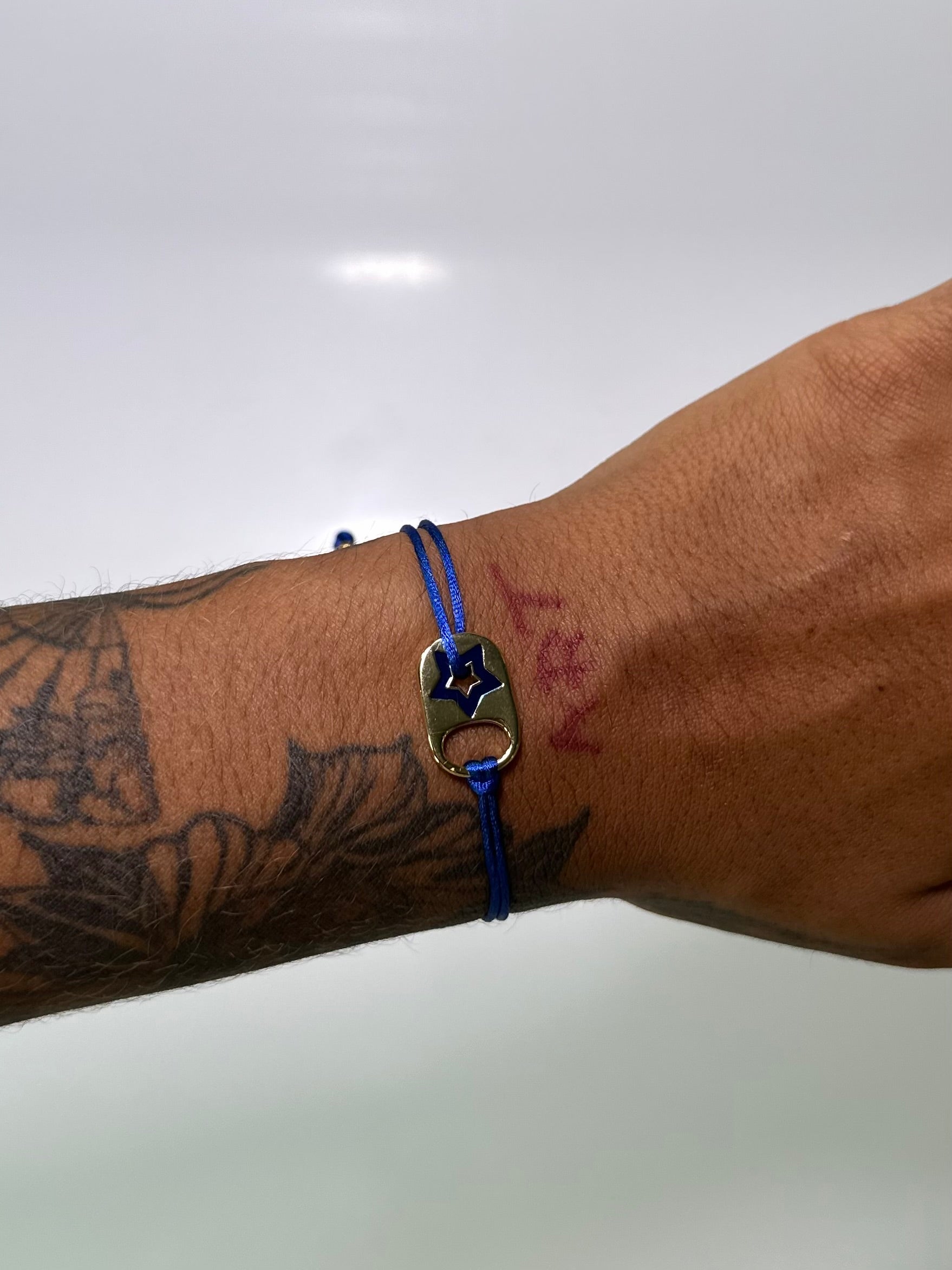 Luna adjustable bracelet (blue Gold)