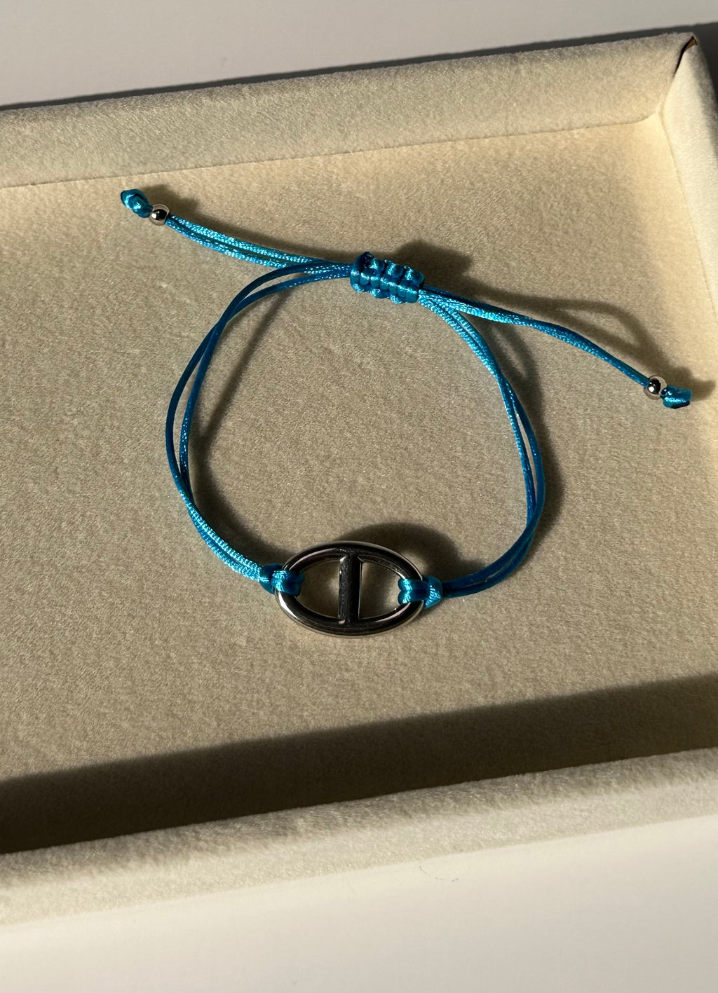 Large Cleo adjustable bracelet (silver)