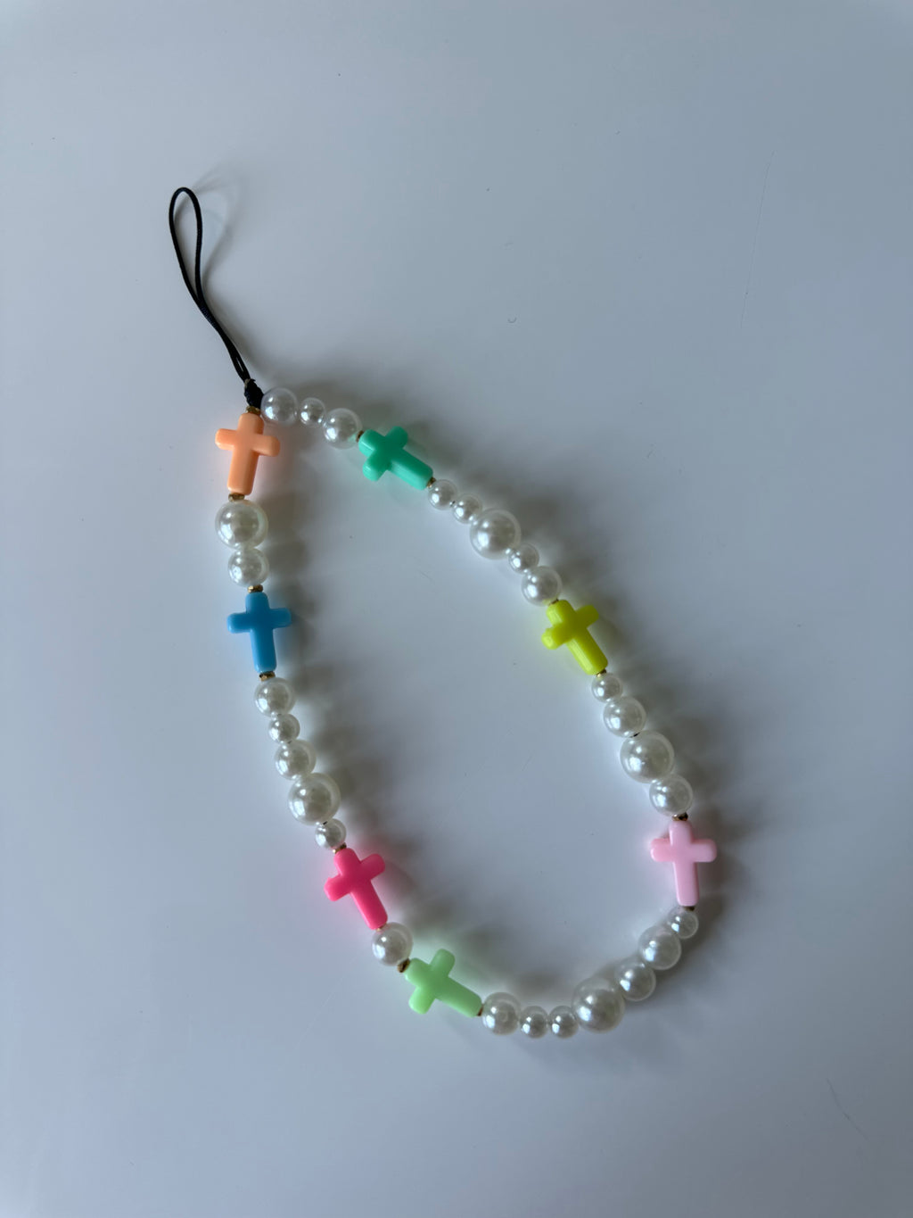 Cross phone charm