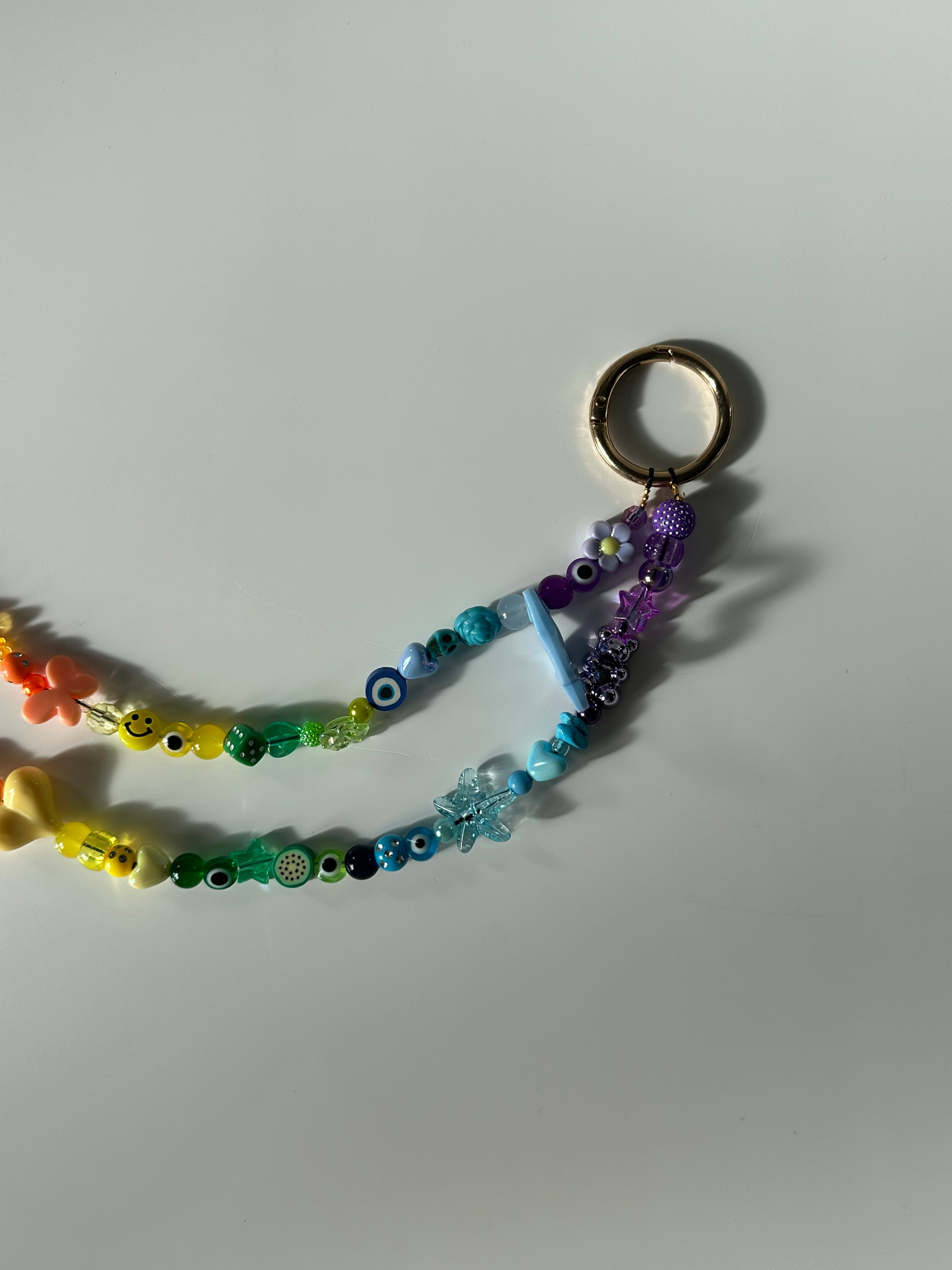 Iris bag charm