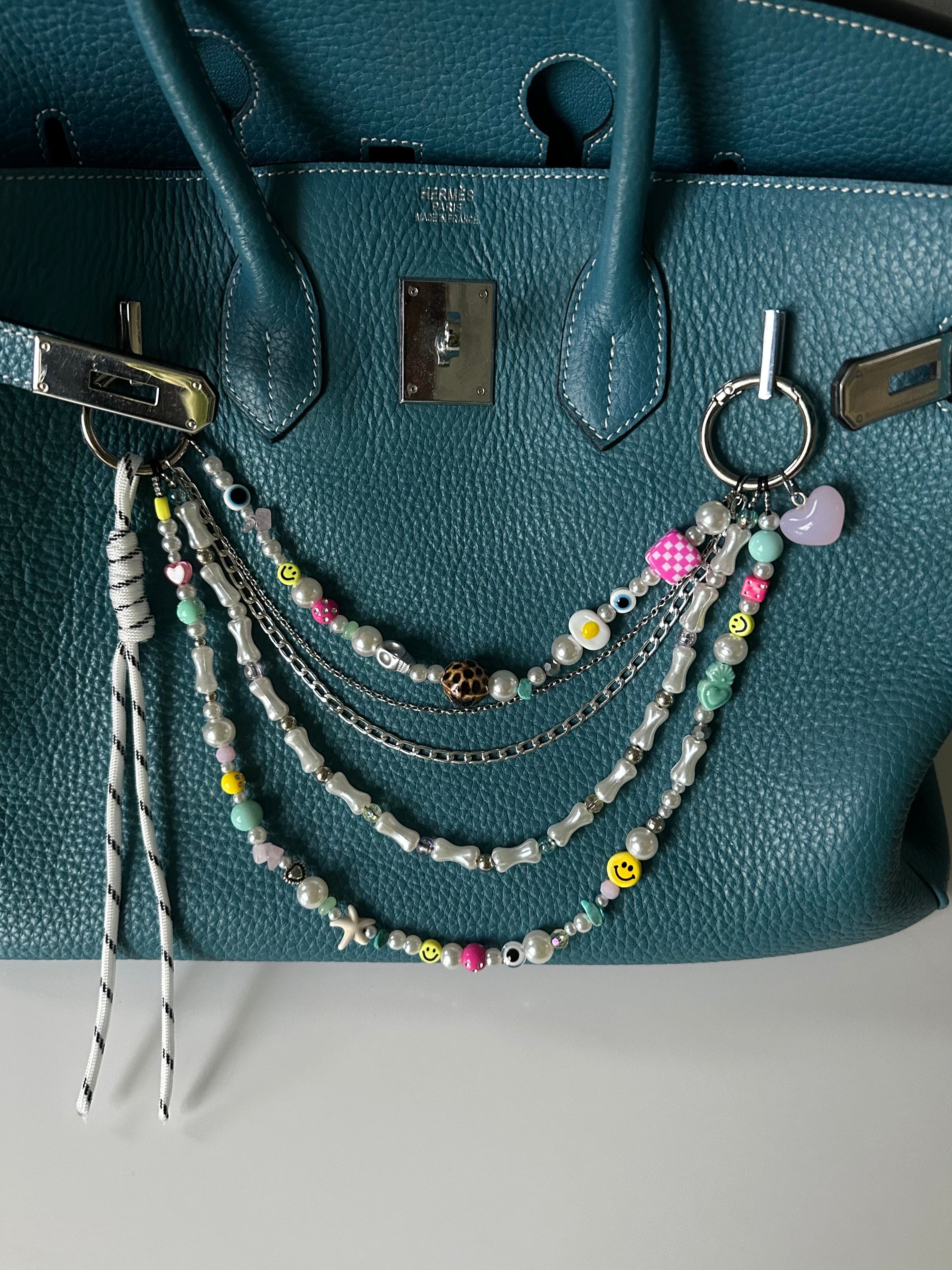 Luxe loop bag charm