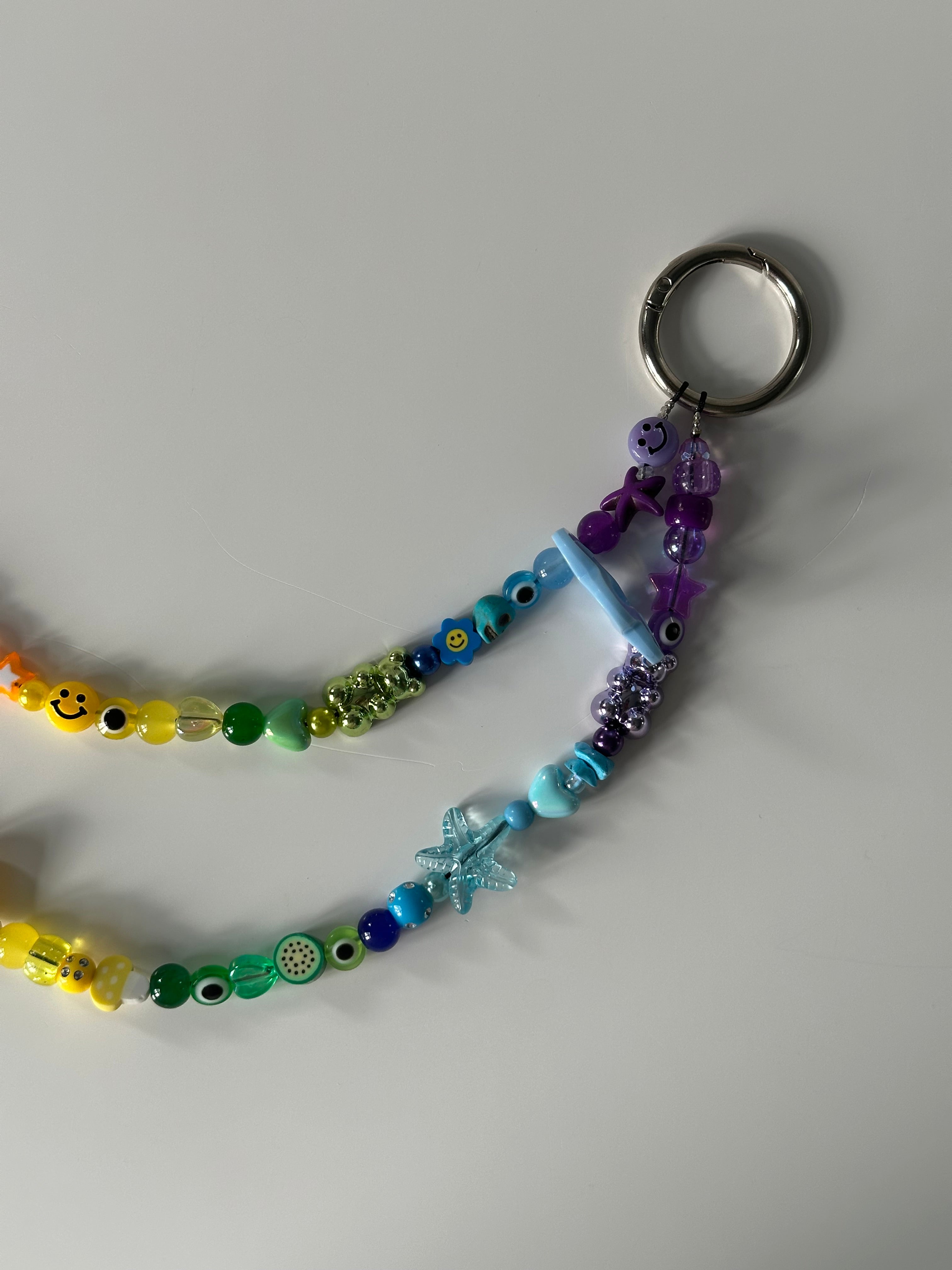 Iris bag charm