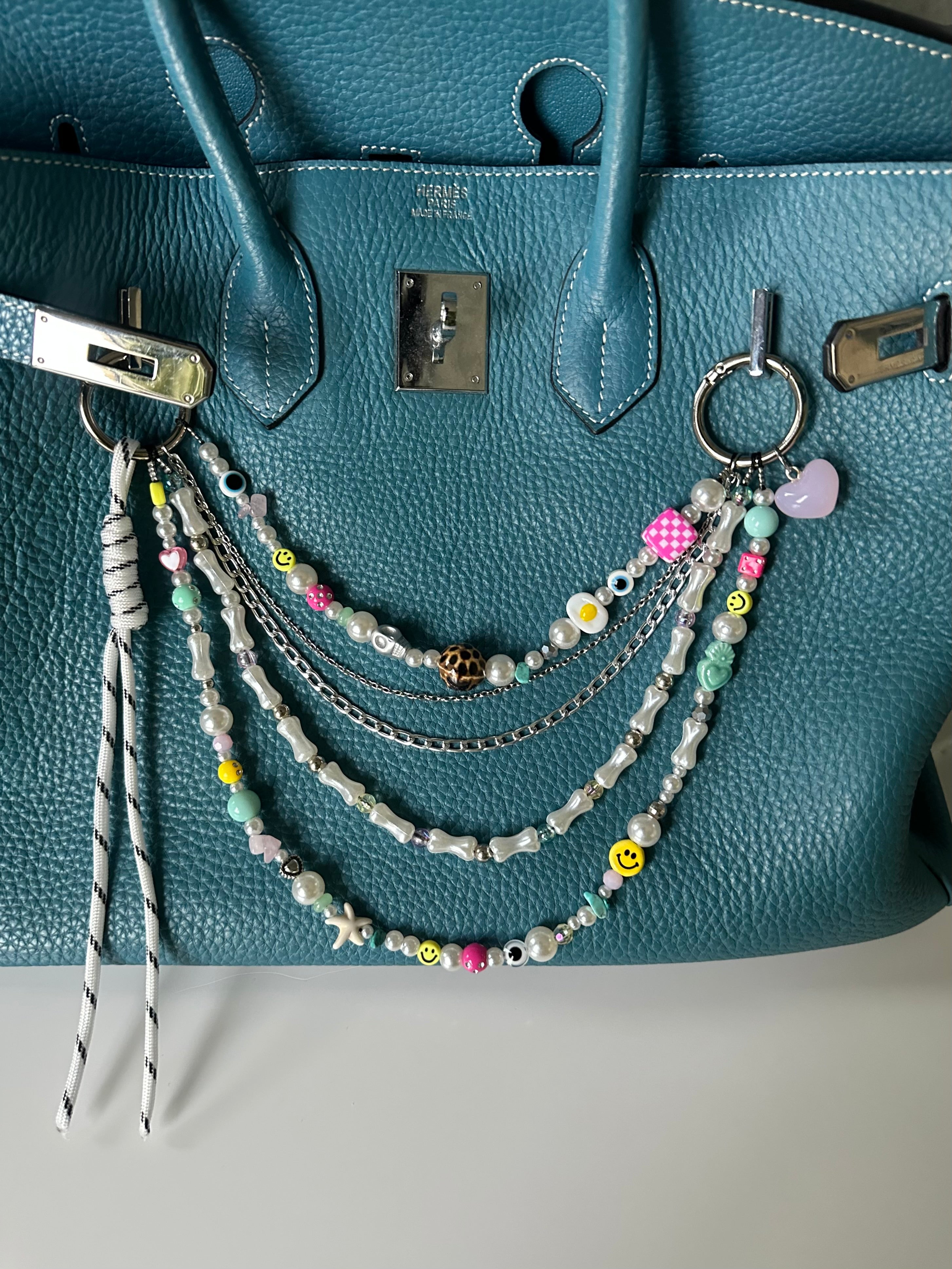 Luxe loop bag charm
