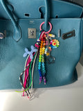 Abby bag charm (blue dog)