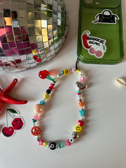 Groovy phone charm
